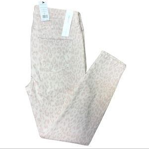 NWT Current Elliott Leopard Rose Jeans Pants 29x27